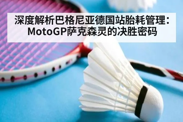 深度解析巴格尼亚德国站胎耗管理:MotoGP萨克森灵的决胜密码